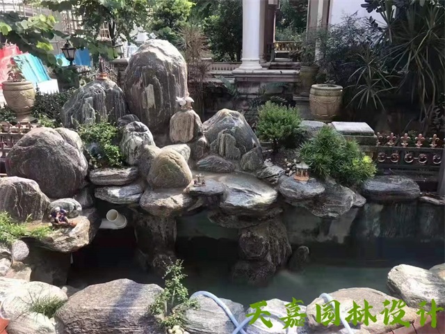 石峰别墅庭院景观设计公司